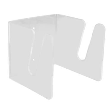 Imagem de Ymiko Suporte de Exibição de Parede de Skate Acrílico para Decoração de Casa e Armazenamento Interno Cabide de Prateleira Transparente para Organização de Parede (Transparente)