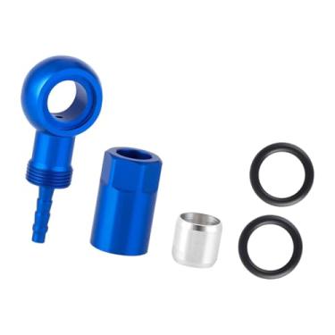 Imagem de oshhni Kit de Montagem de Mangueira Banjo para Freio Hidráulico de Bicicleta - Acessórios de Fixação - Kit de Conexão Banjo para Mangueira Hidráulica para, Azul