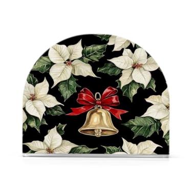 Imagem de Suporte de guardanapo de sino de Natal para mesas - Porta-guardanapos para cozinha, porta-guardanapos de mesa, porta-guardanapos de coquetel, porta-guardanapos de papel250