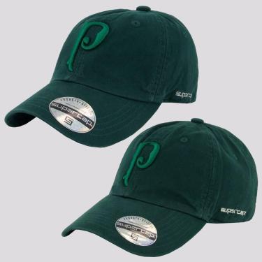 Imagem de Kit Palmeiras 2 Bonés, Pai e Filho-Unissex