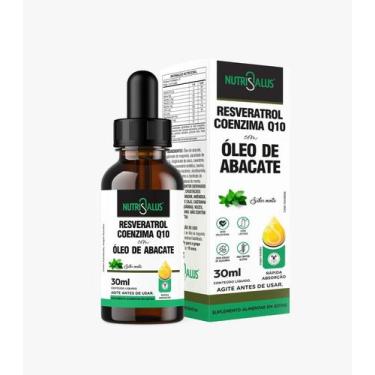 Imagem de Óleo De Abacate Coenzima Q10 Resveratrol B3 Cromo Em Gotas - Nutrisalu