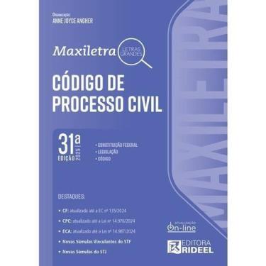 Imagem de Codigo De Processo Civil Colecao Maxiletra - 31Ed/25 Sortido - RIDEEL 