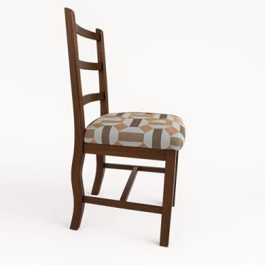 Imagem de Cadeira De Jantar Com Assento Estofado 825 - Imbuia