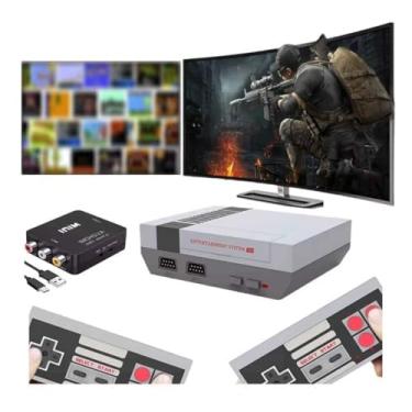 Imagem de Classic Mini Retro Game Console,AV and HDMI Output Handheld Game System with Dual Wireless Controllers,Plug and Play.