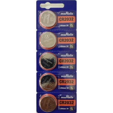 Imagem de Kit De 5 Cartelas De Bateria Murata 2032 Com 5 Unidades