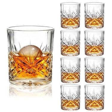 Imagem de Copos Rocks, 325 ml, copos redondos transparentes para beber, copos de uísque, copos de coquetéis à moda antiga, copos de bourbon para restaurantes, bares, festas, copos de água, copos de vodca, copos