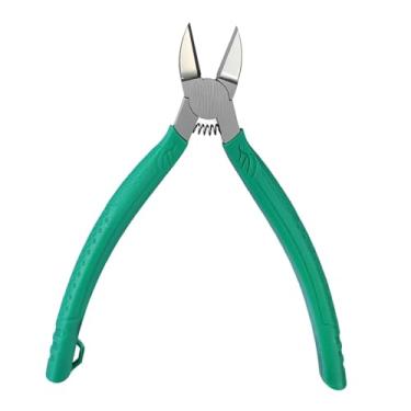 Imagem de IEUDNS Alicate de corte diagonal com mola, alicate de corte para arame, ideal para artesanato em materiais macios, de bordas de cabos de alumínio e aplicação, 10.5 Cm X 15.6 Cm