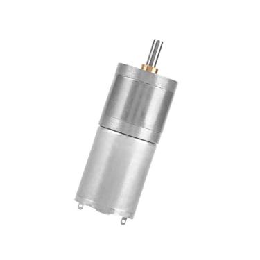 Imagem de 25mm DC 12V 25GA-370 Motor de Engrenagem de Metal de Baixa Velocidade para Fechadura Eletrônica, robô, Cortina Elétrica (12V 100RPM)