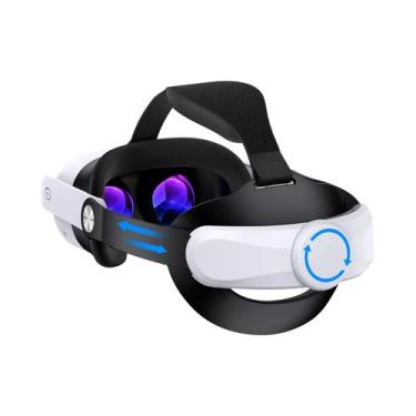 Imagem de Faixa De Cabeça Ajustável Para Meta Quest 3S/Quest 3/Quest 2 Acessório