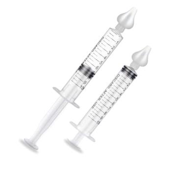 Imagem de Kit com 4 Seringas de Sucção Nasal para Bebês 10ml Lavagem e Higiene Nasal Infantil, Limpeza Suave do Nariz, Reutilizável e Fácil de Usar (4)