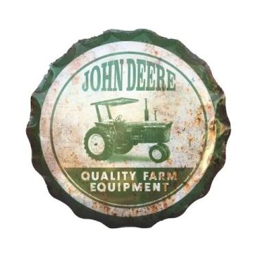 Imagem de Placa Decorativa De Metal Vintage Com Tampa De Garrafa Para Restaurant