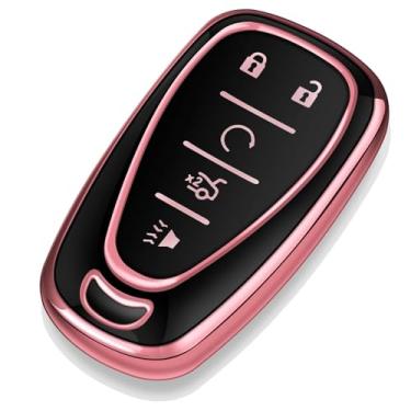 Imagem de Capa protetora para chave de TPU macio, serve para Chevy Blazer/Bolt EV/Camaro/Cruze/Equinox/Malibu/Sonic/Spark/Traverse, acessórios para chaves automotivas