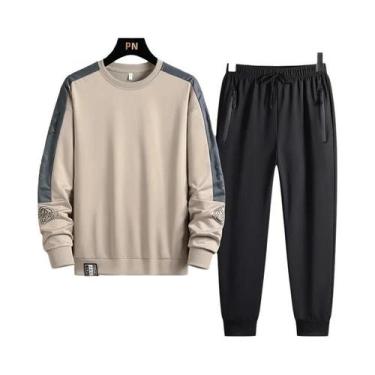 Imagem de Conjunto De Roupas Esportivas Masculinas plus Size 5XL Moda Coreana Ou