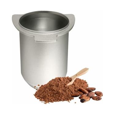 Imagem de Copo de Doseamento Espresso - Acessório Café em Liga Alumínio com Anel Pressão Quantitativo Design Binaural para Uso Fácil -Polvilho Voador Grado Alim