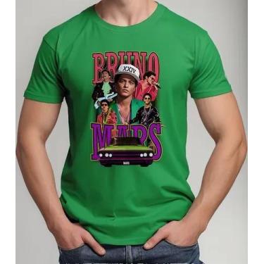 Imagem de Camiseta Camisa Adulto Masculina Feminina Algodão Bruno Mar s Música P
