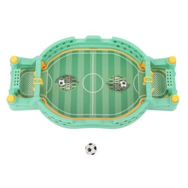 Imagem de aqxreight Jogo de Futebol de Mesa Interativo Engraçado Simples de Jogar Pontuação Manual JOGOS de Futebol Pinball Toy para Indoor Blue Dois JOGOS Outros Jogadores Vocês Jogadores São Este Jogo Joga