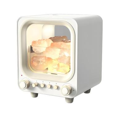 Imagem de Difusor de Óleo Essencial Pedra Cristal Aromaterapia Umidificador com Luz Noturna LED BT5 0 200ml Ar Névoa Fresca Silencioso para Casa Quarto Escritór