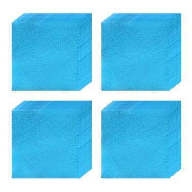 Imagem de 100 peças de folhas de alumínio de 10 × 10 cm, papel de embrulho quadrado grande para fazer doces, embalagem de chocolate, assar, embrulhar presente e decoração de festa (tamanho: superfície lisa, cor