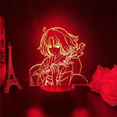 Imagem de Luz noturna USB Kara No Kyoukai Shiki Ryougi Anime 3D