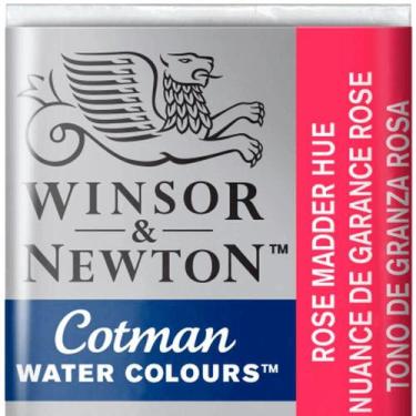 Imagem de Aquarela Winsor & Newton Cotman Pastilha 580 Rose Madder Hue - WINSOR 