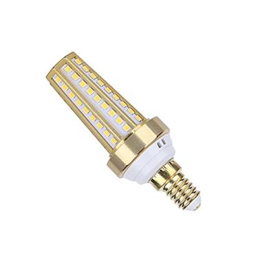 Imagem de Hyuduo E14 LED Lâmpada de Milho 220V 950lm Lâmpada Economizadora de Energia Com Proteção contra Curto-circuito e Proteção contra Alta Temperatura para Iluminação Escolar de (Luz quente monocromática)