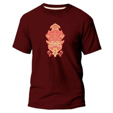 Imagem de  Camiseta Basica Algodão Premium Estampa Digital  Barong - Pavesi, Bor