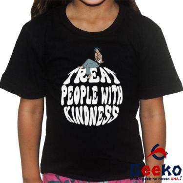 Imagem de Camiseta Infantil Harry Styles 100% Algodão Treat People With Kindness