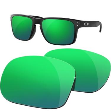 Imagem de Lentes de reposição polarizadas para óculos de sol Oakley Holbrook - várias opções (floresta amazônica)