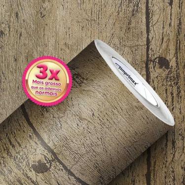 Imagem de Adesivo Revestimento de Parede e Piso com Varios Modelos Auto Colante 