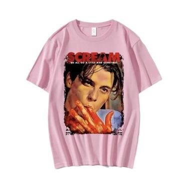 Imagem de Camiseta Feminina De Halloween Com Estampa De Filme De Terror Scream, 