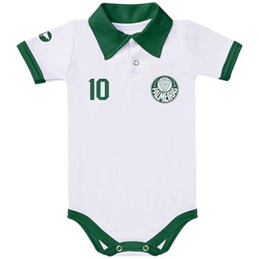 Imagem de Body Palmeiras Polo Branco Torcida Baby