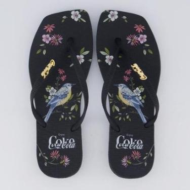Imagem de Chinelo Coca Cola Square Bird Feminino-Feminino
