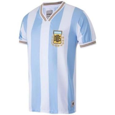 Imagem de Camisa Argentina Retrô 1987 Maradona Masculina-Masculino