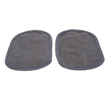 Imagem de Yinhing 2 Peças de Luvas para Limpar Areia, Tecido de Malha de Veludo, Limpador Removedor de Areia de Praia Com Recurso de pó de bebê, para Caixas de, Férias na Praia, (GREY)