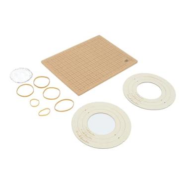 Imagem de Acouto Placa de Trança de Cortiça Leve e Reutilizável para Macrame 11x15 Polegadas Com Pinos de 30 T para Fabricação de Joias e Pulseiras