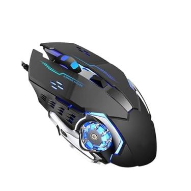Imagem de Mouse Gamer Q13 Inland Sounds Sem Fio Recarregável 2400 DPI USB Luz LED RGB Silencioso (Preto Pure)