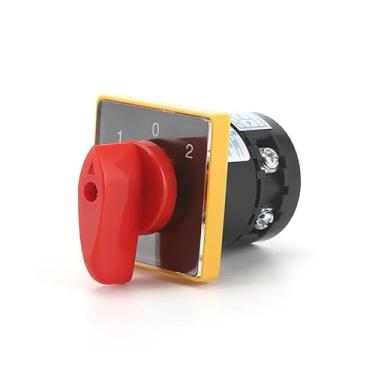 Imagem de HZ5B-10/D101.1 10A Botão Rotativo Prateado Liga-Desliga Três Posições Um Pólo Combinação Interruptor de Controle Interruptor de Comutação