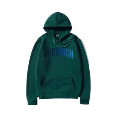 Imagem de Moletom Masculino Casual Solto Com Estampa Hip Hop, Estilo Streetwear,