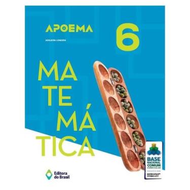 Imagem de Livro - Apoema Matemática - 6º ano - Ensino fundamental II