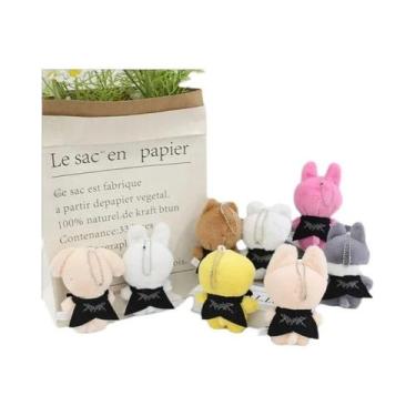 Imagem de Conjunto De Brinquedos De Pelúcia Stray Kids Felix Bangchan 8PCS SKZOO