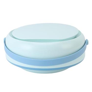 Imagem de Generic Máquina de Lavar Louça Turbo Portátil de 5L, Máquina de Lavar Vegetais Dobrável para Dormitório de Cozinha, Economia de Espaço Eficiente, Limpeza Rápida para Apartamentos Individuais (Azul)