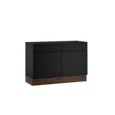 Imagem de Balcão Cozinhas Itatiaia Exclusive - 2 Portas - SEM TAMPO - Grafite