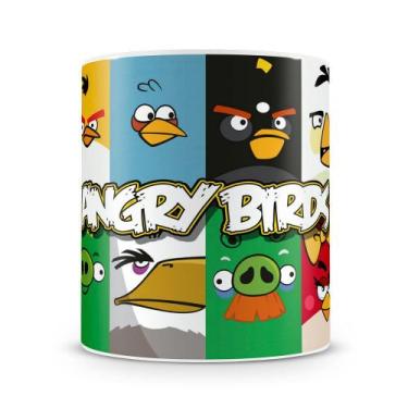 Imagem de Caneca Personalizada Angry Birds - Porcelana Brilhante - 325ml - Amo C