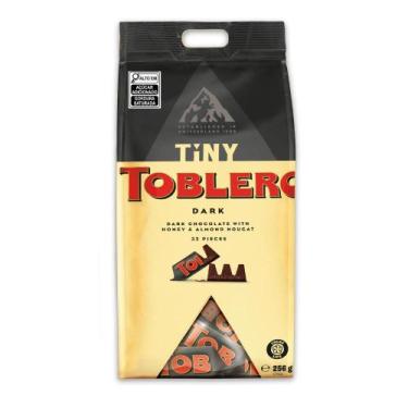 Imagem de Toblerone Tiny Dark Chocolate Meio Amargo Pacote 256g, Toblerone