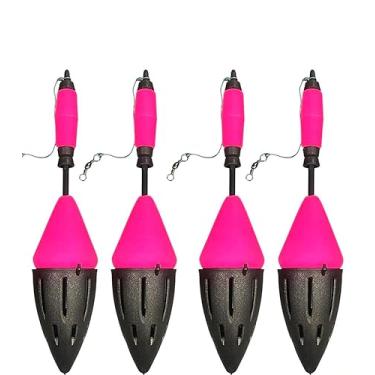 Imagem de Boia Cascavel para Pesca com Design Aerodinâmico, Maior Alcance e Leitura Precisa da Mordida do Peixe Desenvolvida para Arremessos Longos e Precisos, Alta Performance Kit c/4UN (pink)