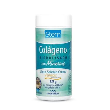Imagem de Colágeno Verisol com Minerais Zinco,Selênio e Cromo 1000mg 100 comprim