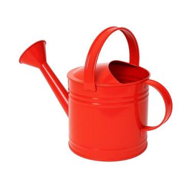 Imagem de Mini Regador de Metal Galvanizado 3 Litros - Jardim, Horta e Decoração