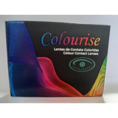 Imagem de Kit com 4 lentes colors azul, verde, mel e cinza - Optolentes