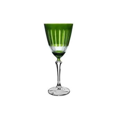 Imagem de Taça para água em cristal L'Hermitage Elizabeth 350ml verde
