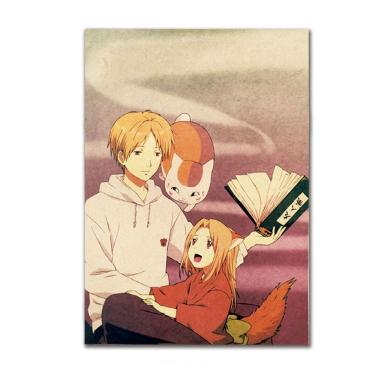 Imagem de Pôster O Livro dos Amigos de Natsume Vintage Kraft Paper 51,5x36cm